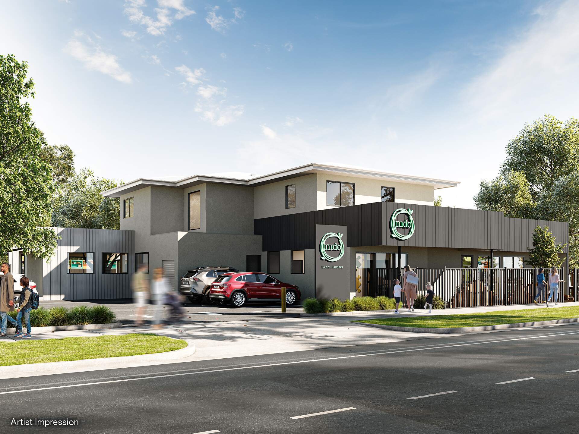 Modern childcare property building - childcare centre investment