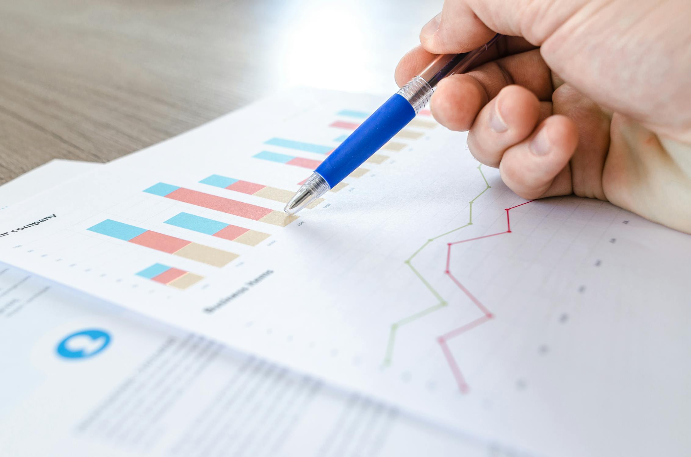 Market data analysis charts showing childcare supply and demand trends